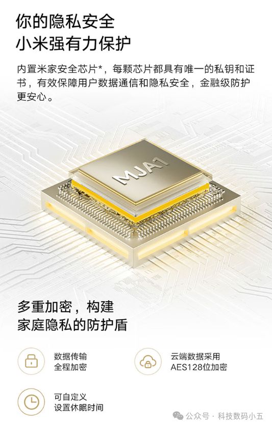 米智能摄像机3云台版打造安全家！EVO视讯3K超清+AI智控小